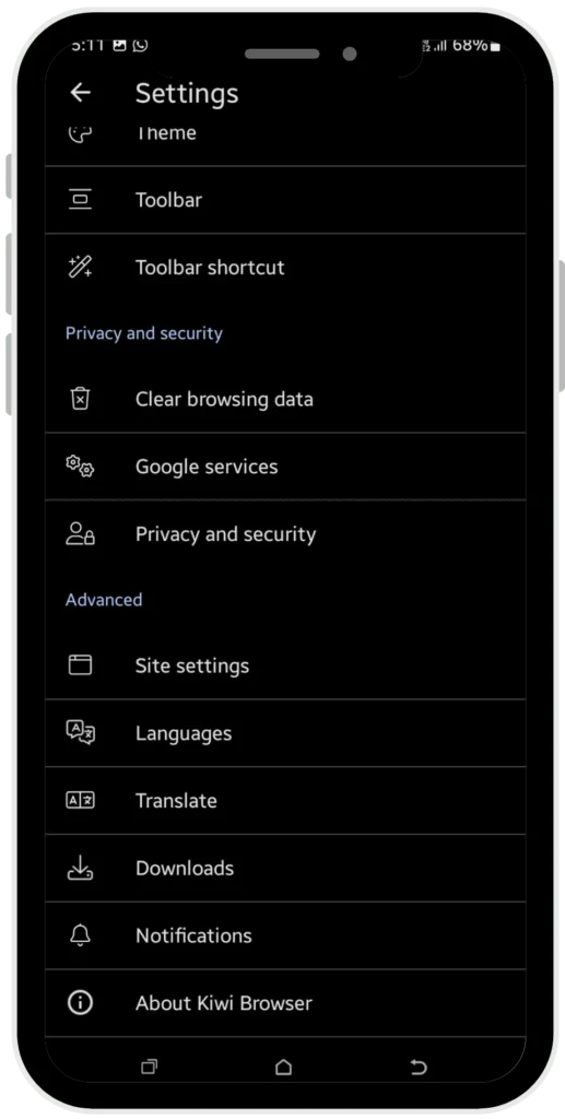 kiwi browser download